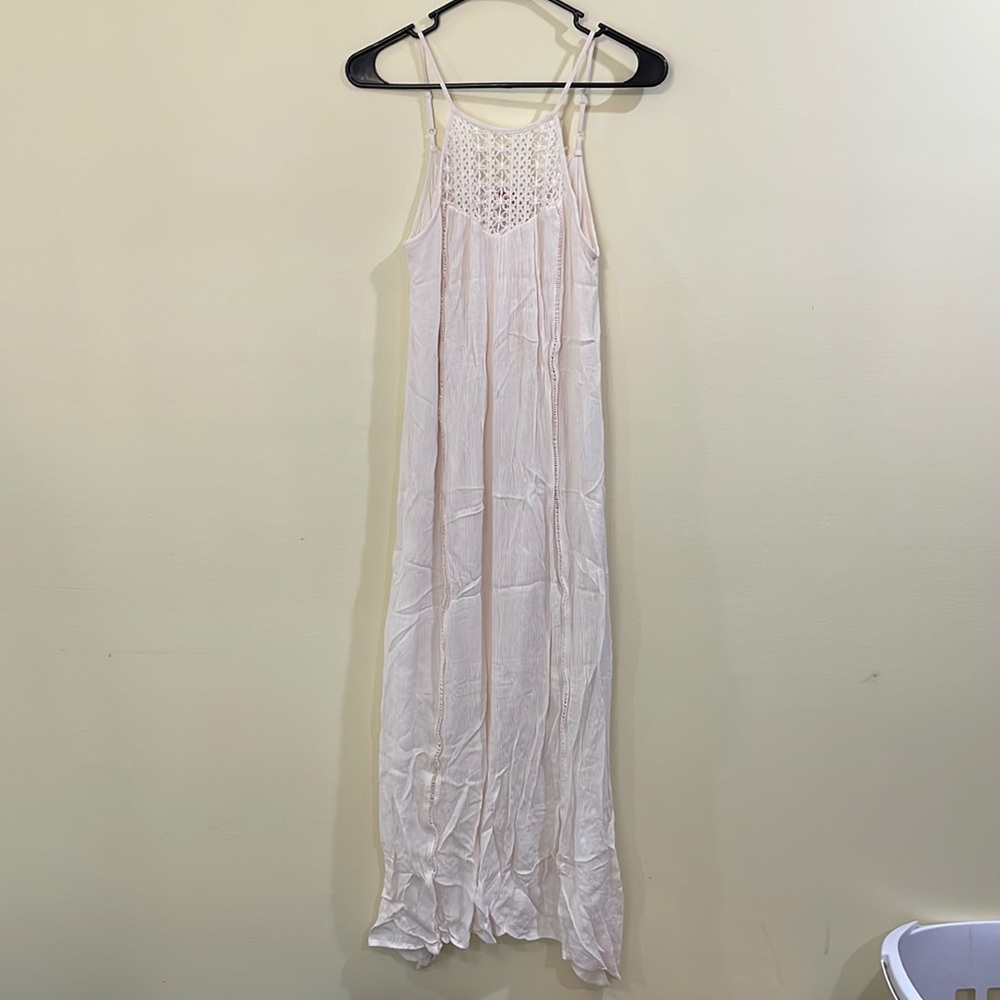 Mission size small cream colored dress